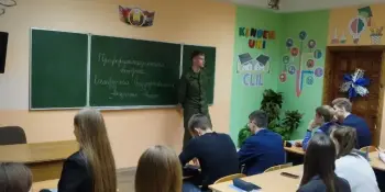Профориентационная работа - военный факультета "Белорусской государственной академии авиации"