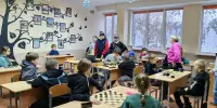 Первенство школы по шашкам "Белое и черное" среди 5 классов