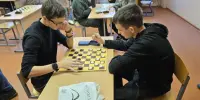 Первенство по шашкам среди учащихся 8-9-х классов