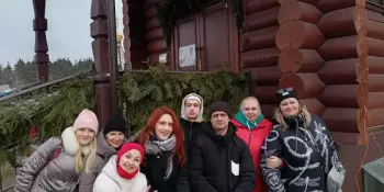 Ребята 2 "А" класса и их родители приняли участие в "Калядном фэсте"