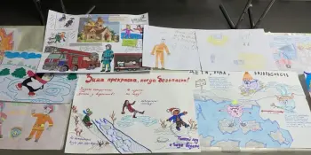 Творческий конкурс "Спасатели глазами детей"