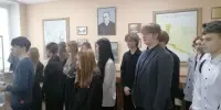 Ребята 9 "А" класса посетили Борисовскую центральную библиотеку И.Х. Колодеева