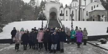 Учащиеся 4 классов и педагоги посетили монастырь в д. Барань