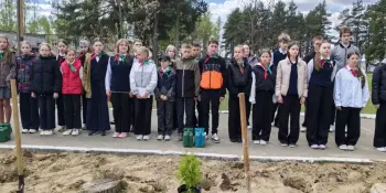 "Аллею Памяти" высадили в преддверии знаменательной даты