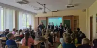 Учащиеся патриотического 6 "А" класса познакомили младших товарищей параллели 3 классов с историей 1-й Московской дивизии