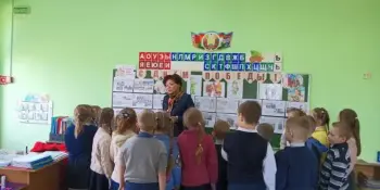 Единый урок мужества, посвящëнный 80-летию Великой Победы прошёл в 1Б классе