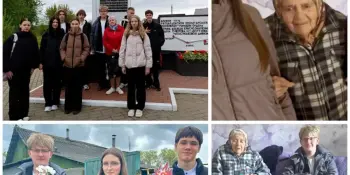 Учащиеся 9А класса провели ряд мероприятий посвященных знаменательной дате - 9 мая