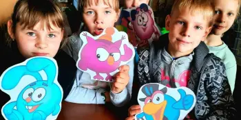 Школьная библиотека "Читай-Град": познавательная игра "В гостях у Смешариков"