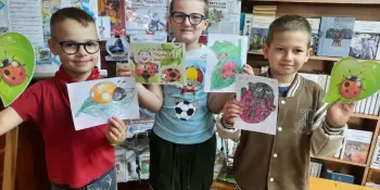 Школьная библиотека "Читай-Град": экологический час "Кто ты, божья коровка?"