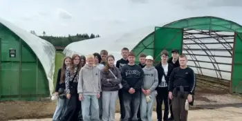 Учащиеся 8 "А" побывали в питомнике Борисовского ГОЛХУ в рамках трудовой практики