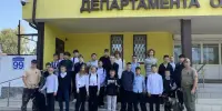Поездка в департамент охраны Борисовского района.