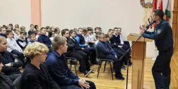 Единый час безопасности с участием представителя МЧС