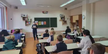 В 6 "В" классе прошёл Единый день безопасности