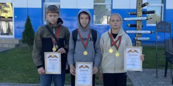 1 место в Первенстве Борисовского района по пожарно-спасательному спорту.
