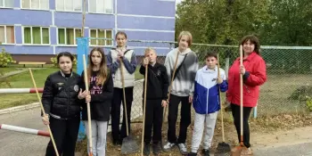 Осень - пора наведения порядка на земле.