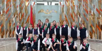 Торжественный приём в пионеры