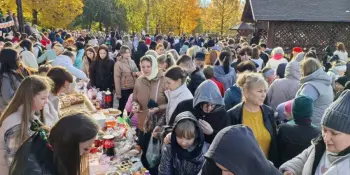 На территории Князь-Владимирского храма распахнула свои двери Покровская ярмарка.