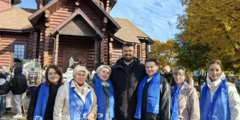 Участие в благотворительной Покровской ярмарке на территории Князь-Владимирского храма.