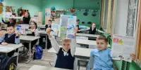 Второклассники познакомились с "Зимними законами реки".