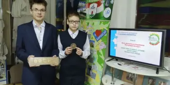 Занятак па праекце ШАГ адбыўся ў школьным музеі "Зямля пад белымі крыламі".