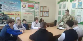 Профориентационная беседа с  Власовым  А. В., сотрудником исправительной колонии №14.