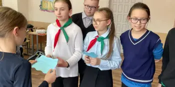 Игровая перемена-акция, посвященная правилам безопасности на водоемах в весенний период.