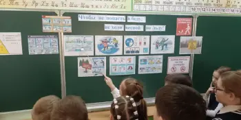 Беседа о правилах безопасности на водоёмах весной.