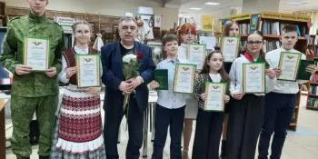 Участие в творческой встрече с белорусским писателем и поэтом Алесем Бадак.