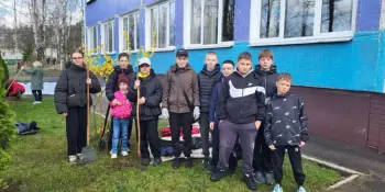 6 "В" класс принял участие в Республиканском субботнике.