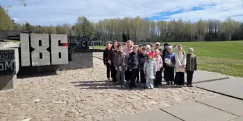 Учащиеся 4 "Б" класса посетили мемориальный комплекс "Хатынь".