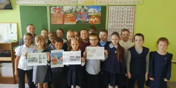 Во вторых классах прошёл  Единый урок, посвящённый Дню Победы.