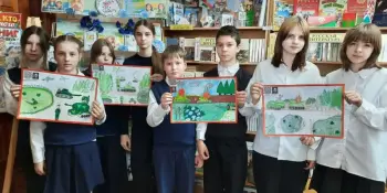 Выставка детского творчества "Читаем. Помним. Рисуем"