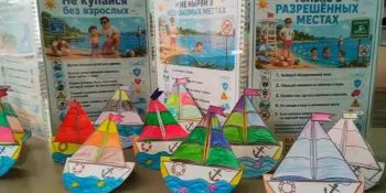 ️ В ВОЛ "Солнышко" прошло занятие по безопасности на воде