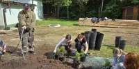 Учащиеся 8 "Б" класса отправились на практику в Борисовский опытный лесхоз