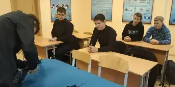 Поездка в ресурсный центр допризывной подготовки на базе ГУО СШ№25.
