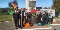 Акция у Обелиска воинам 1- й Московской дивизии.